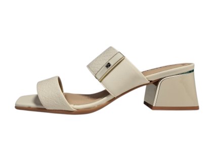 Piccadilly dámské pantofle 543081-3 krémové