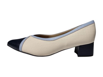 Piccadilly dámské lodičky Joanete 739063-1 krémové