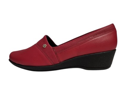 Piccadilly dámské polobotky 143214-8 bordové