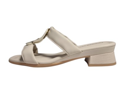 Piccadilly dámské pantofle 475012-6 krémové