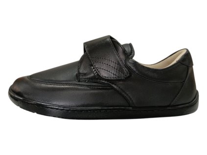 BEBARE kožené pohodlné polobotky AXCW262 černé