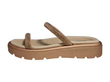 Piccadilly dámské pantofle WIDEFIT 486001-1 zlaté