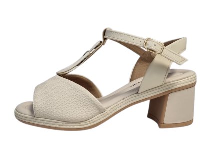 Piccadilly dámské sandály Joanete 566060-3 krémové