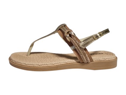 Piccadilly dámské sandály WIDEFIT 513009-1 zlaté