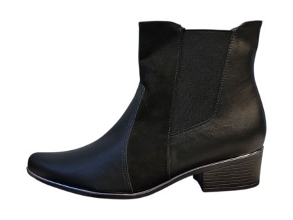 Piccadilly dámské kotníkové boty 658002-2 černé