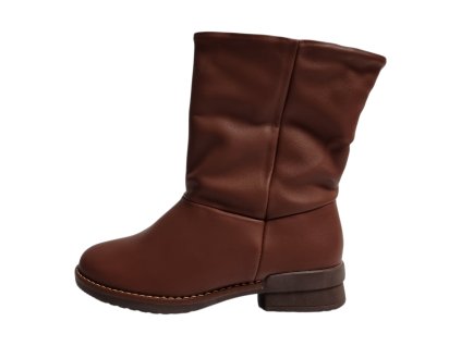 Piccadilly dámské kozačky 734009-2 hnědé