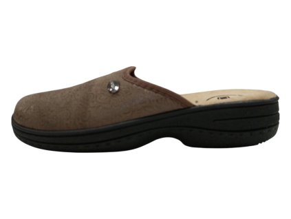 MEDI LINE dámské pantofle 514 hnědé