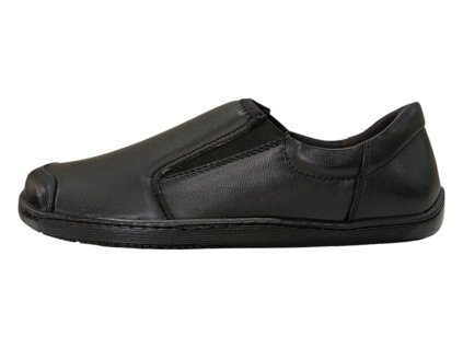 BEBARE kožené pohodlné polobotky AXCW251 černé