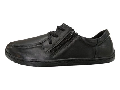 BEBARE kožené pohodlné polobotky AXCW253 černé