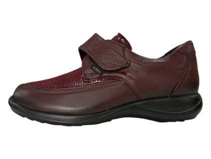 AXEL dámské polobotky 1397 - AXCW010 bordó