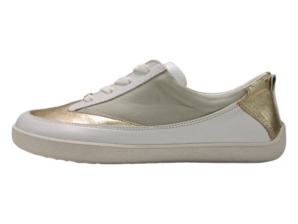 BEBARE Rome kožené barefoot boty 26026 bílé