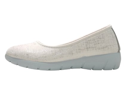 MEDI LINE dámské baleríny 233129X bílé