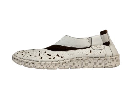 Urban ladies dámské polobotky HY2024-1 bílé