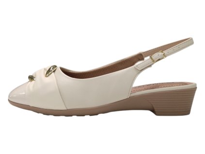 Piccadilly MAXI dámské lodičky 379003-4 krémové