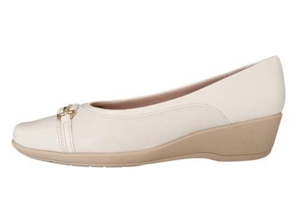 PICCADILLY dámské lodičky 143242-4 krémové