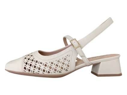 PICCADILLY dámské lodičky 160111-4 krémové