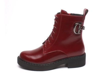 Ladies dámská kotníková obuv F797-004 BORDO