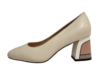 Ladies dámské lodičky 3A297-UZ1930-ZY13A krémové