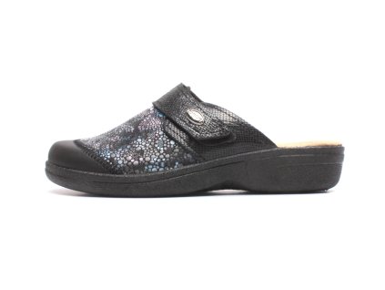 MEDI LINE dámské pantofle 1468 černé