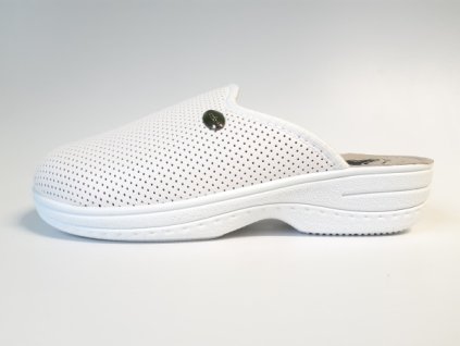 MEDI LINE dámské pantofle 514 Frender bílé