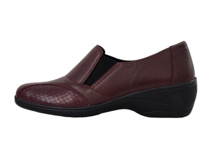 MEDI LINE dámské polobotky 206/6851 OLGA 41 bordové