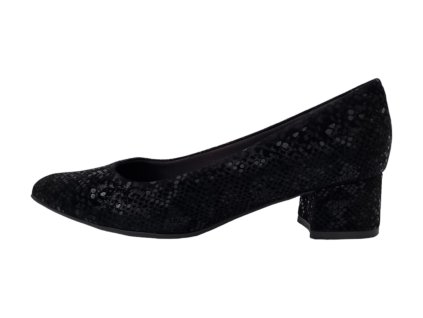 Piccadilly dámské lodičky 739015-144 SNAKE černé