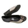 PICCADILLY dámské balerínky 250228-5 black off white