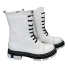 Dámské bílé kotníkové boty V+J 1389802A2W