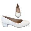 Dámské bílé lodičky PICCADILLY 140110-366