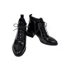 Ladies dámská kotníková obuv AZL2430 černá lakovaná