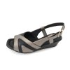 Piccadilly dámské sandály 153046-5 černá/stříbrná