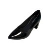 Piccadilly dámské lodičky 745135-82 černé lakované
