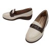 PICCADILLY dámské mokasíny 117118-1 krémové