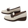 PICCADILLY dámské mokasíny 117118-1 krémové