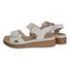 RIEKER dámské sandály 62760-60 krémové