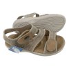 MEDI LINE dámské strečové sandálky 23152 béžové