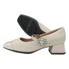 PICCADILLY dámské lodičky 160094-6 krémové