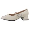 PICCADILLY dámské lodičky 160094-6 krémové