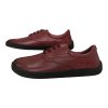 BEBARE London kožené barefoot boty 783 bordó