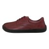 BEBARE London kožené barefoot boty 783 bordó