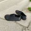 BEBARE London kožené barefoot boty 882 modré