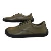 BEBARE London kožené barefoot boty 781 zelené