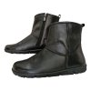 BEBARE kožené barefoot kotníkové boty F772 černé