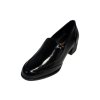Ladies dámské kožené mokasíny 25101341 černé