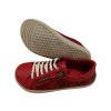BEBARE Siena kožené barefoot boty 26051 červené