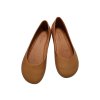 BEBARE Volos kožené barefoot baleríny 14509 hnědé