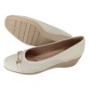 PICCADILLY dámské lodičky 143242-4 krémové