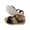 TOM TAILOR dámské sandály 269005 modro- hnědé