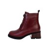 Ladies dámská kotníková obuv F854-009B bordová