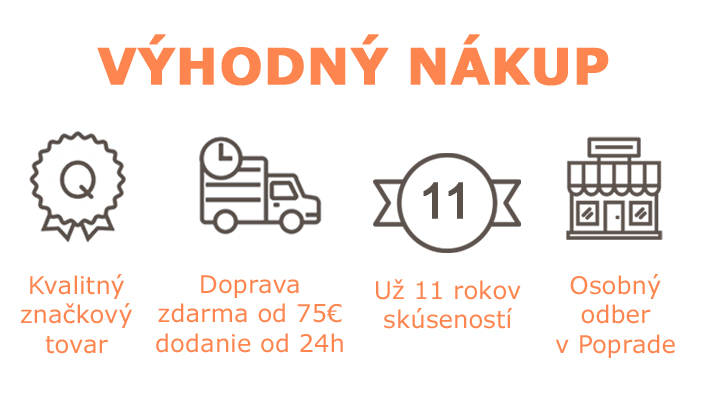 Výhody nákupu pre Vás